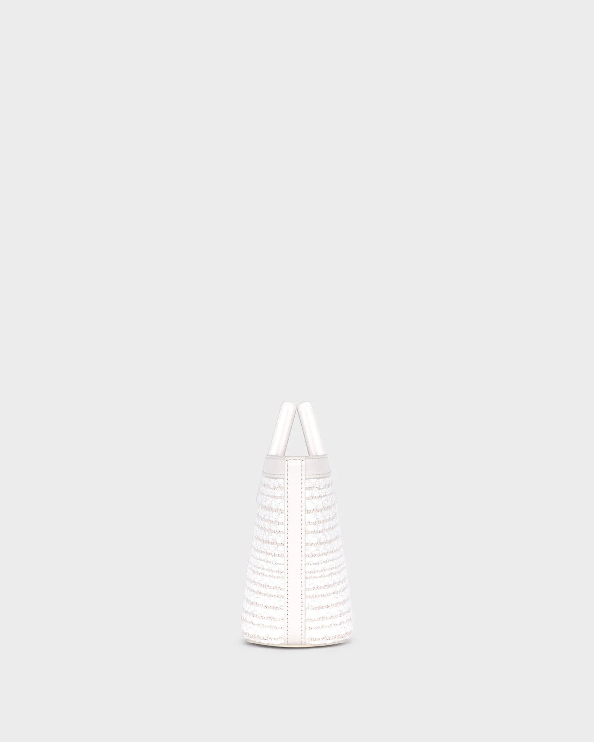 BABY RIVIERA IN IVORY RAFFIA AND LEATHER
