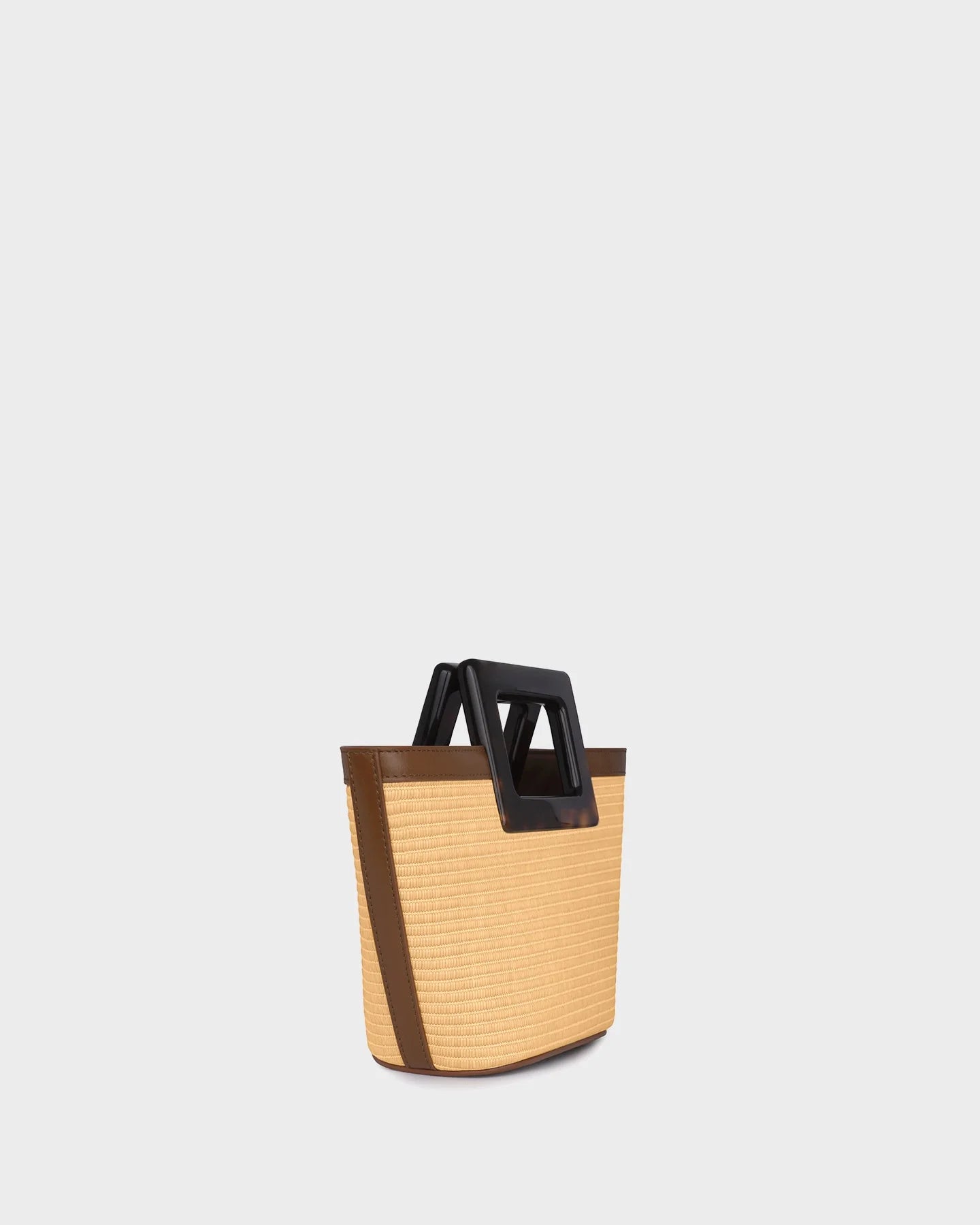 BABY RIVIERA IN RAFFIA AND TORTOISESHELL