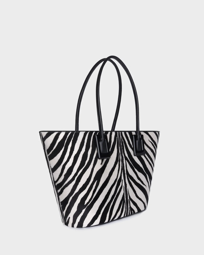 EVERYWHERE IN ZEBRA-EFFECT CALF HAIR