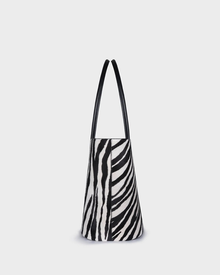 EVERYWHERE IN ZEBRA-EFFECT CALF HAIR