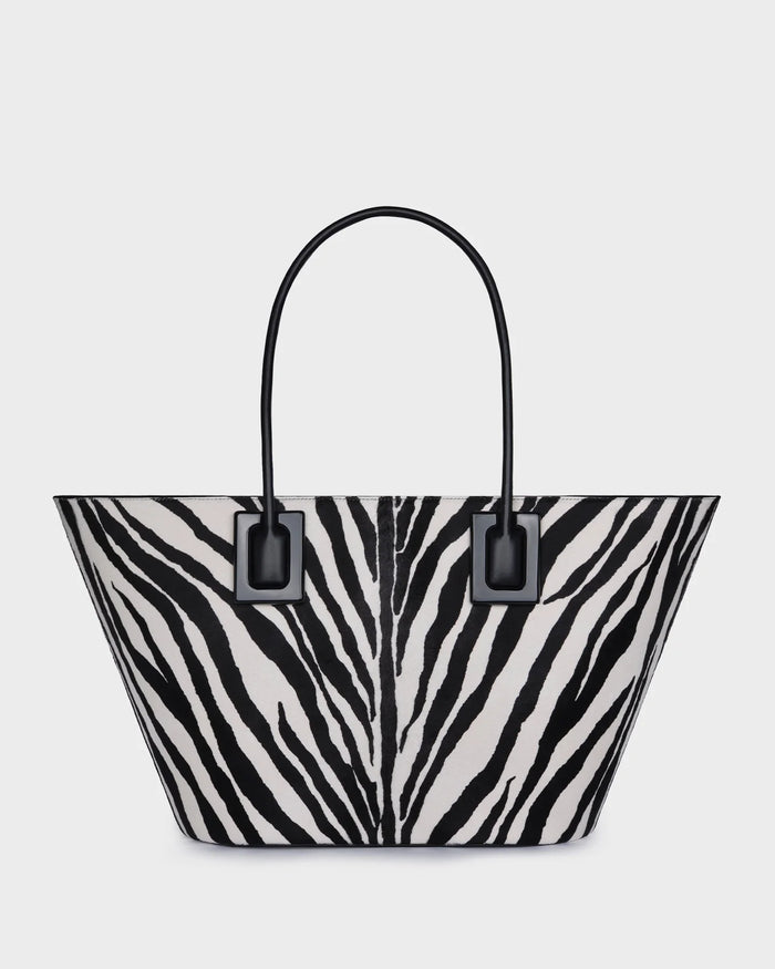 EVERYWHERE IN ZEBRA-EFFECT CALF HAIR