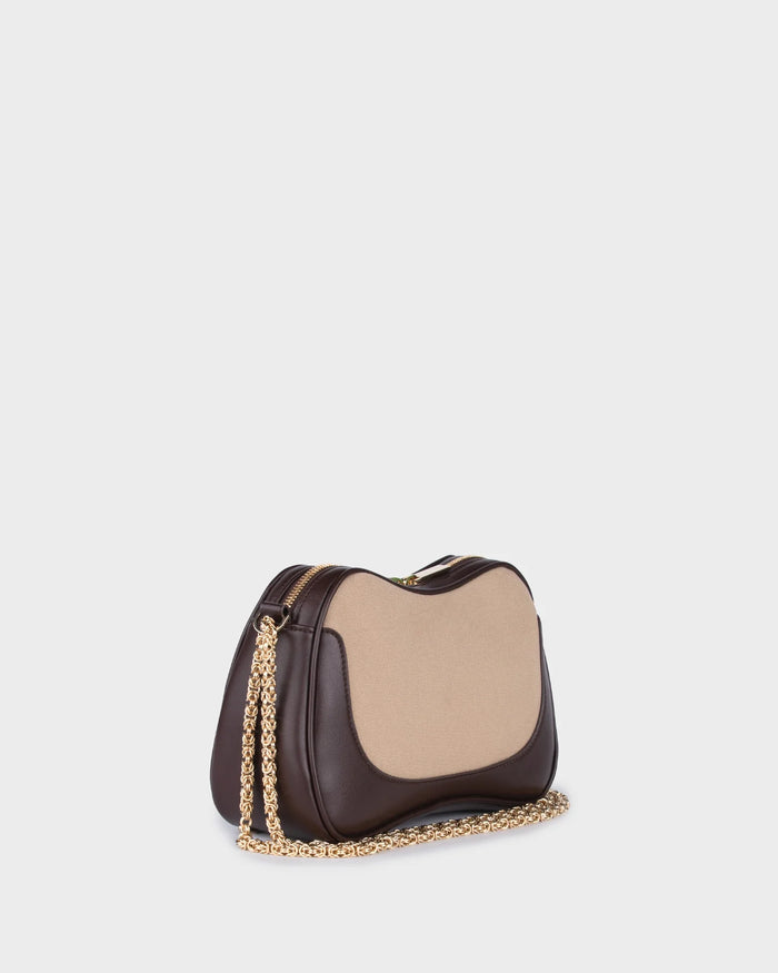 Doina In Brown And Beige three quarters view