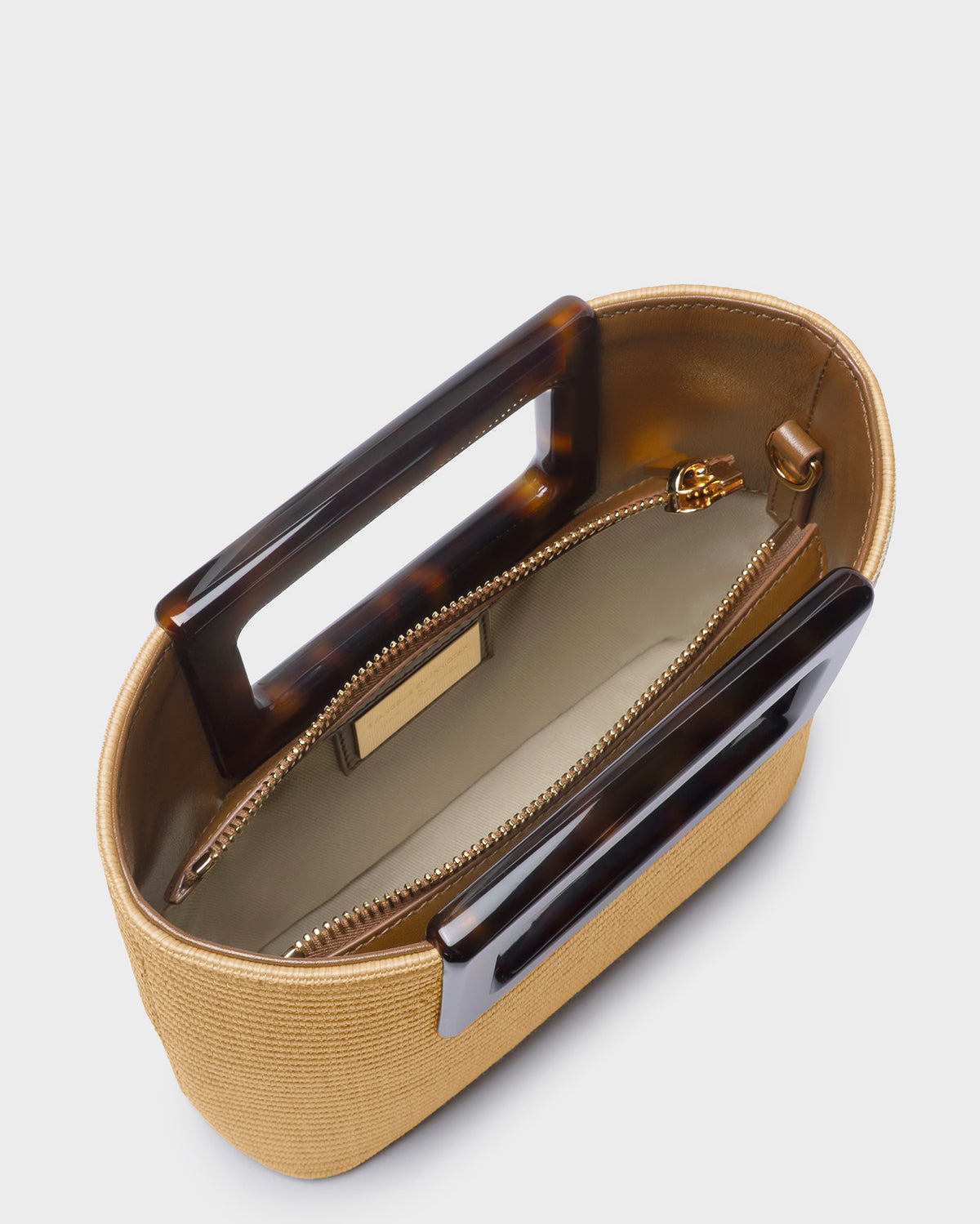EVA IN RAFFIA AND TORTOISESHELL