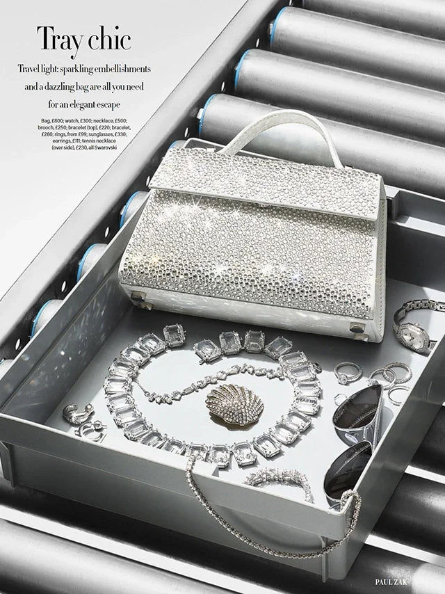 Page from the May 2024 issue of Harper's Bazaar UK magazine featuring: Swarovski Creators Lab x Marina Raphael Collaboration