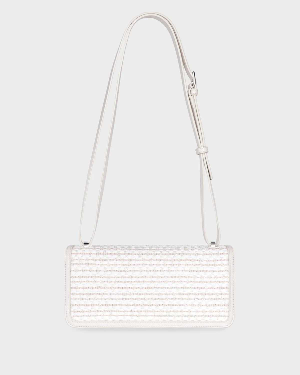 HYDRA IN IVORY RAFFIA AND LEATHER