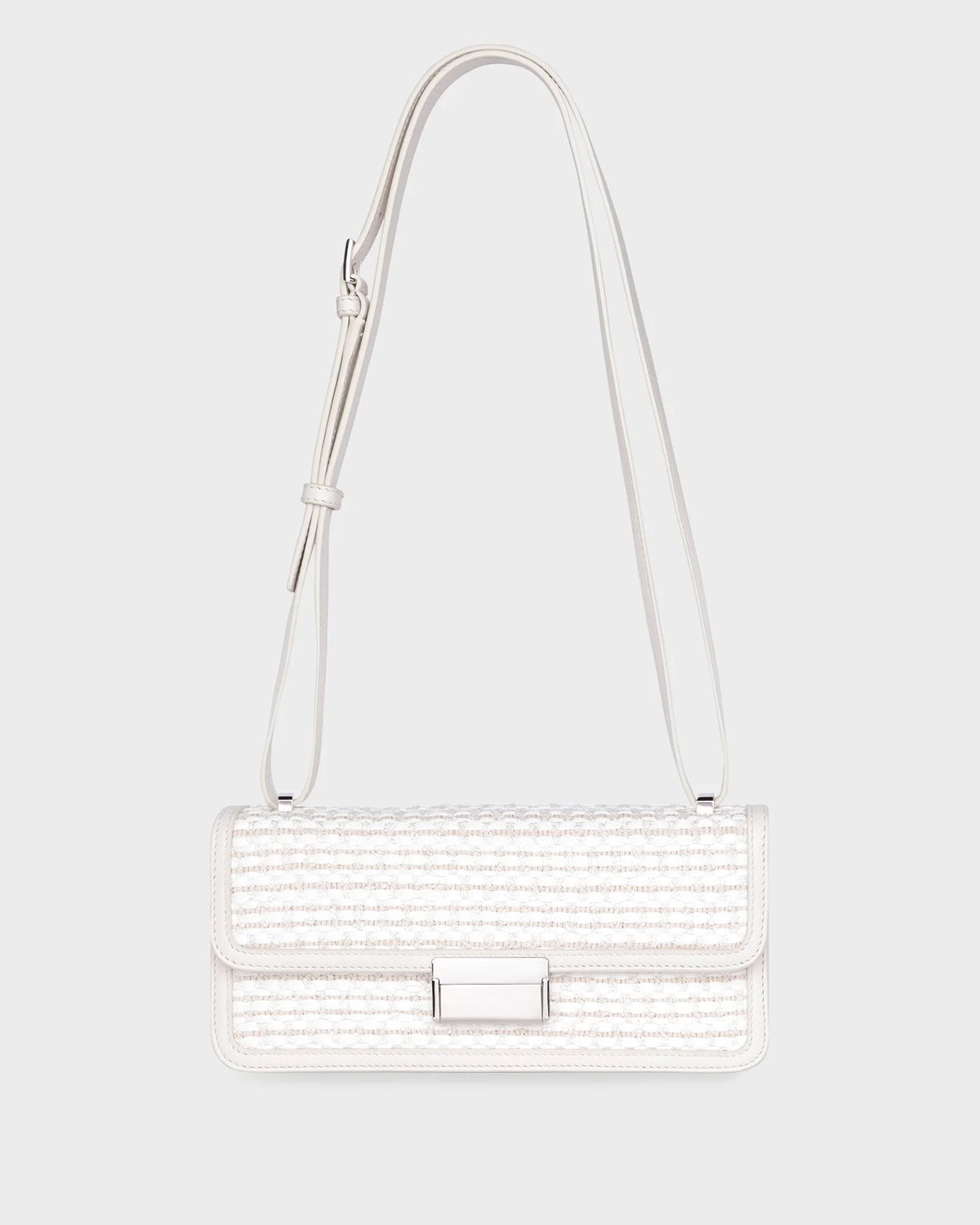 HYDRA IN IVORY RAFFIA AND LEATHER