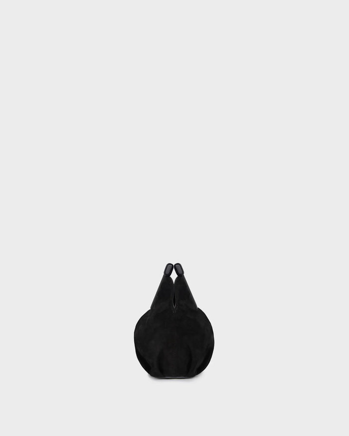MICRO GEORGIA IN BLACK SUEDE LEATHER