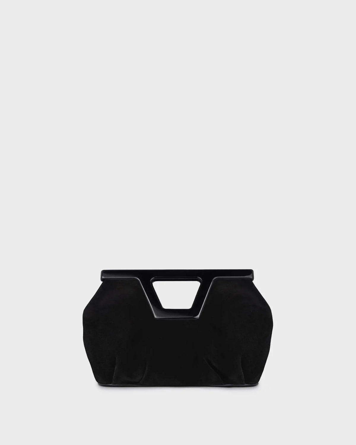 MICRO GEORGIA IN BLACK SUEDE LEATHER