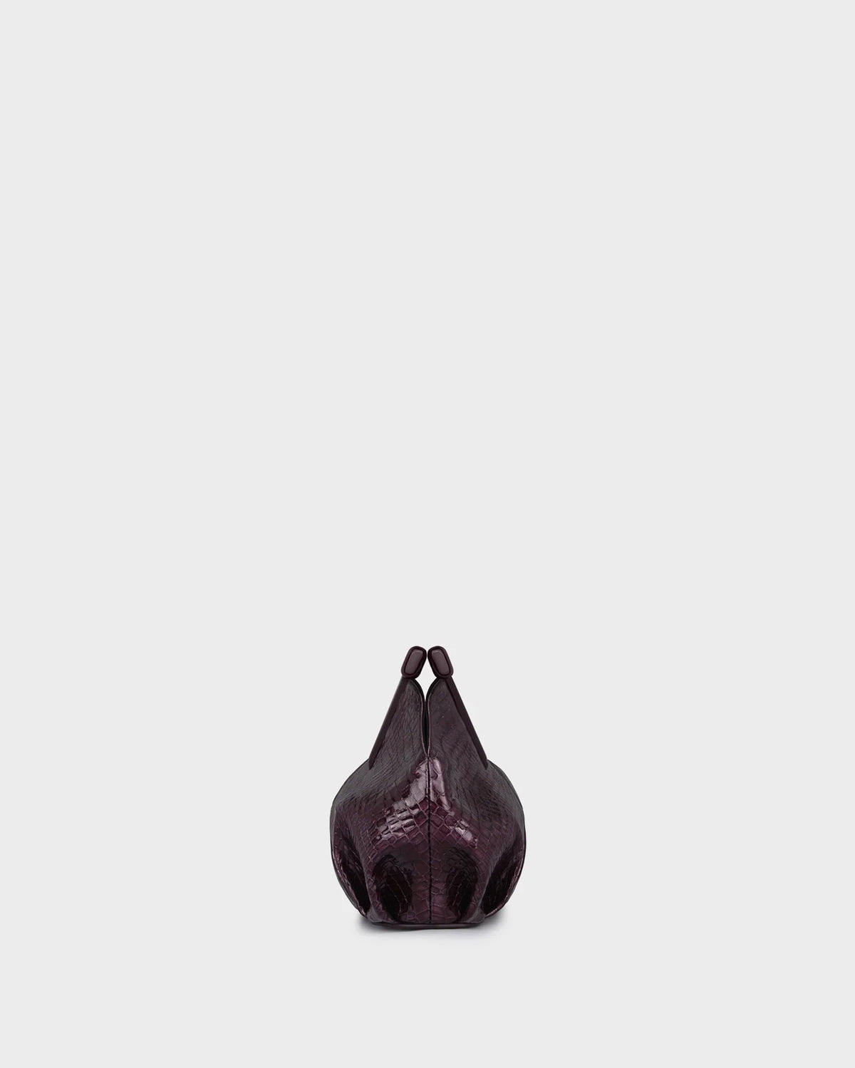 MICRO GEORGIA IN PURPLE CROC-EFFECT LEATHER