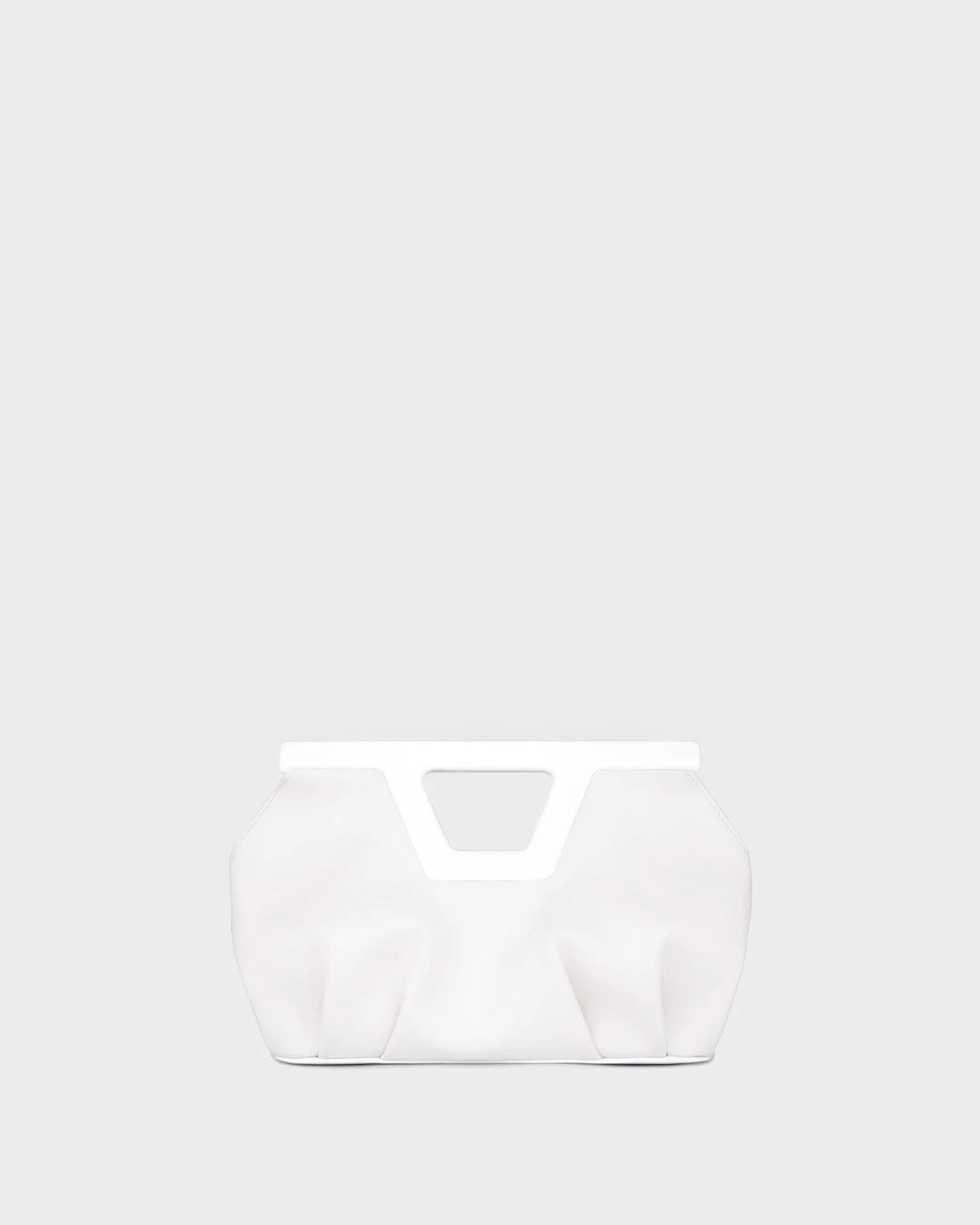 MICRO GEORGIA IN WHITE LEATHER