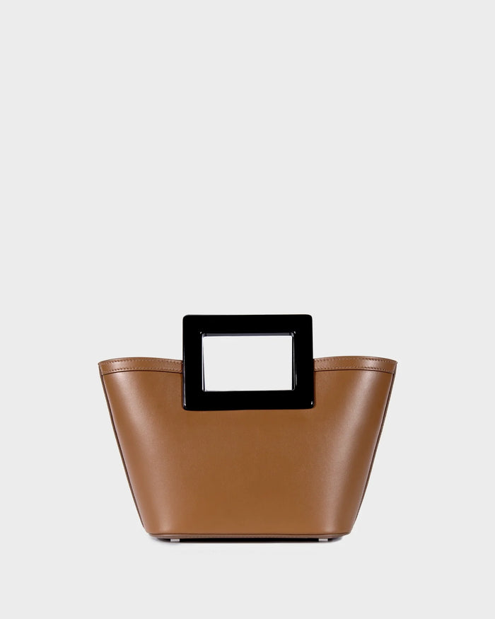 Micro Riviera In Caramel Leather straight view