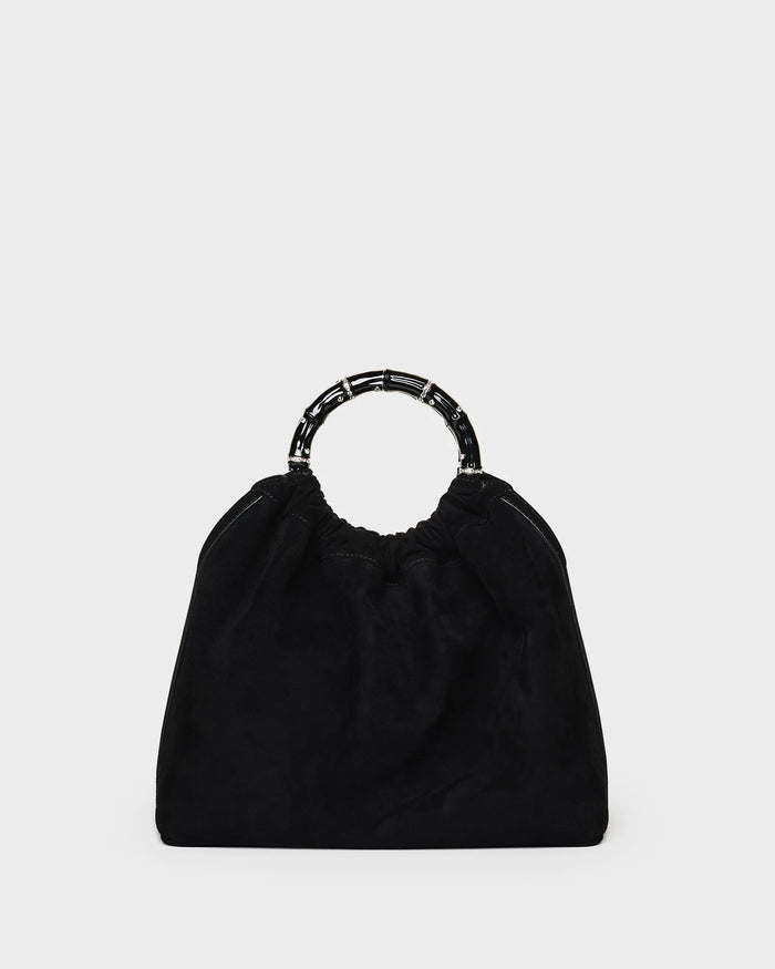 Sienna In Black Suede straight view