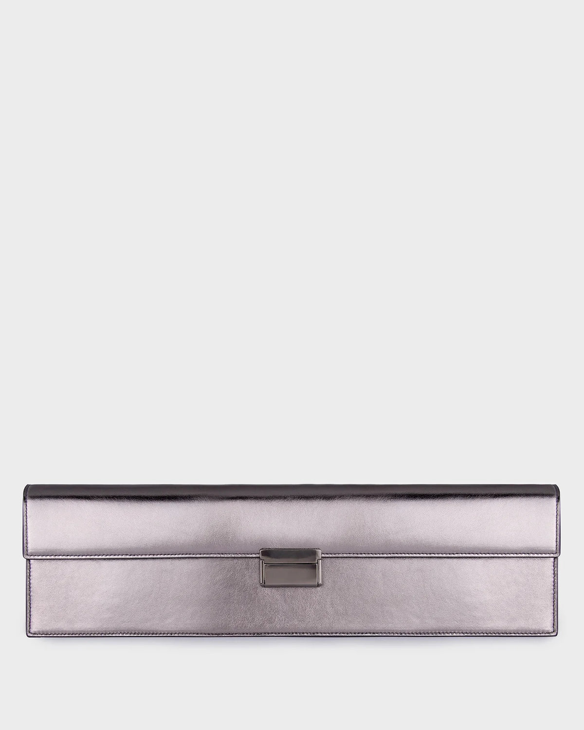 SKYLER IN GREY METALLIC LEATHER