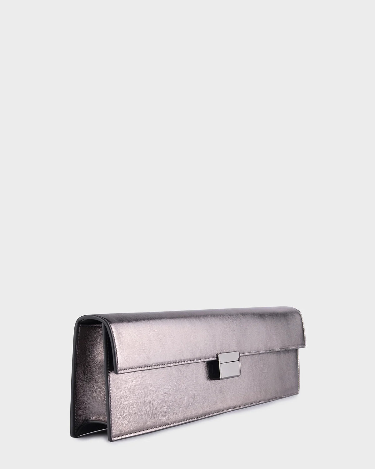 SKYLER IN GREY METALLIC LEATHER