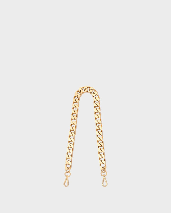 EVANGELIE IN SILVER CRYSTAL AND GOLD CHAIN