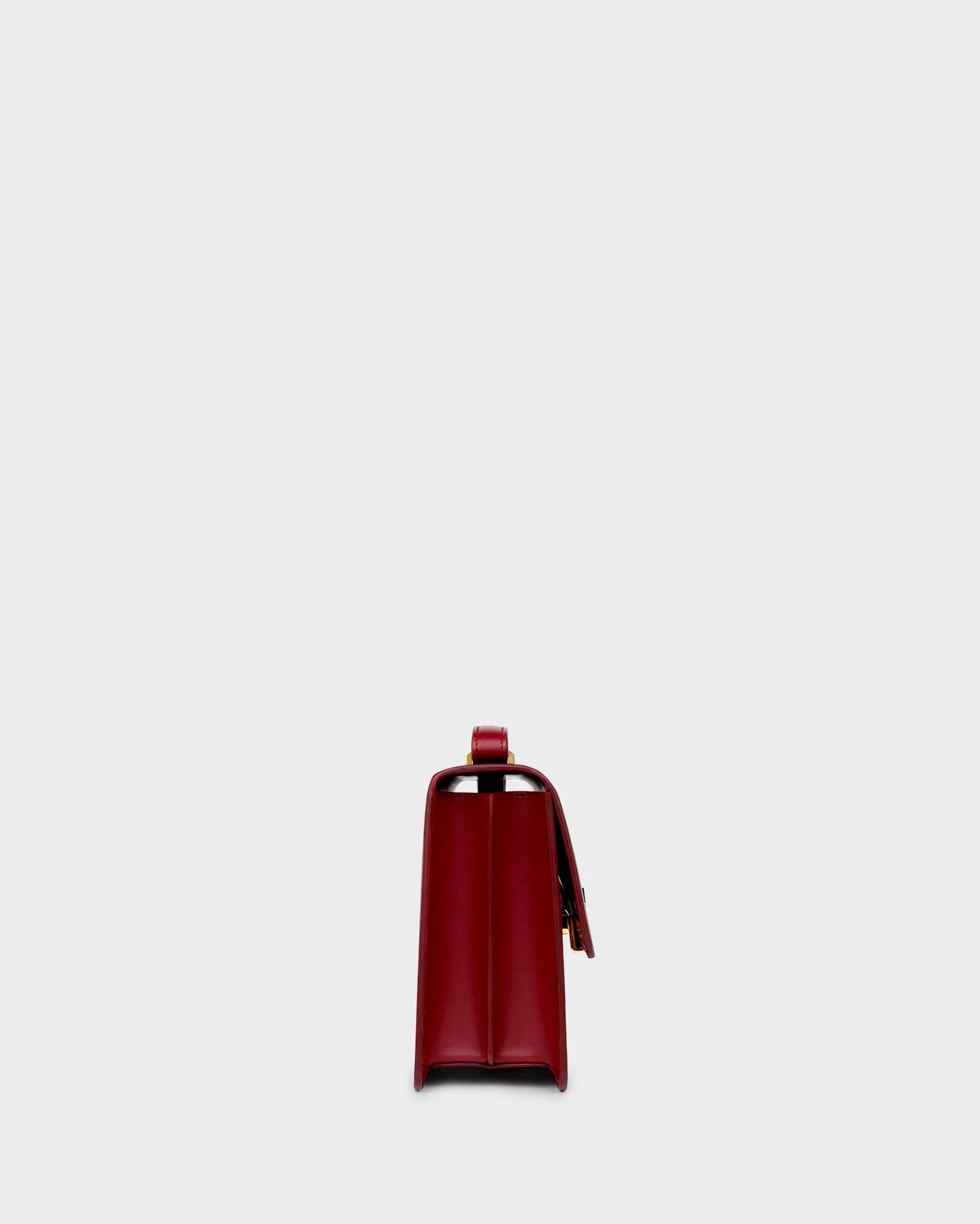 Alex In Burgundy Leather side view