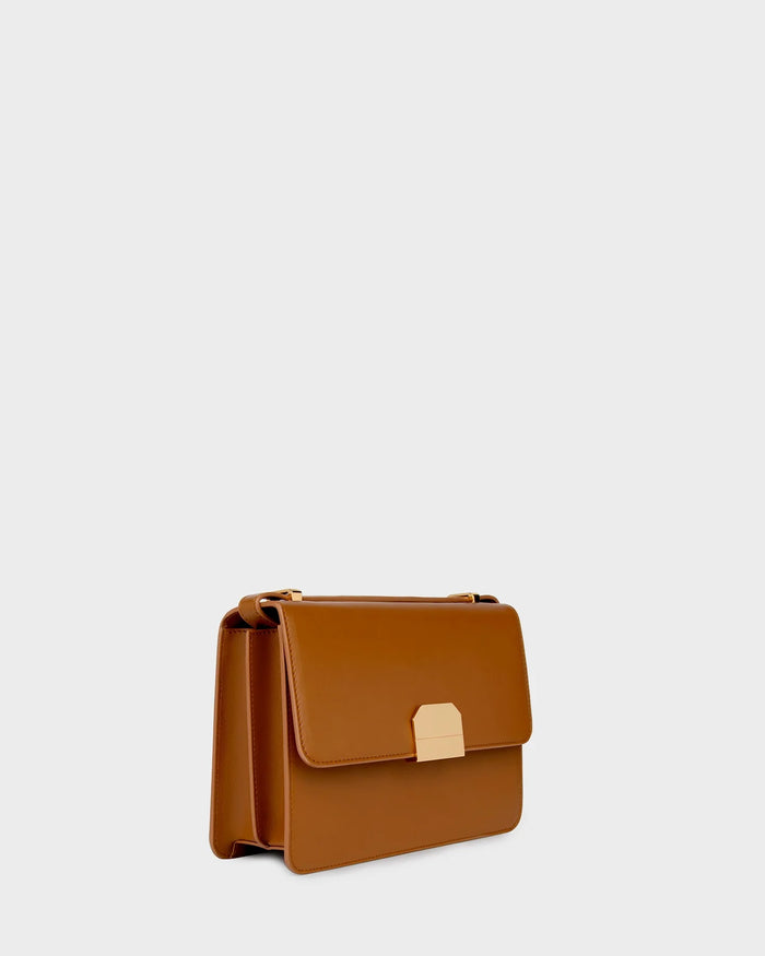 Alex In Caramel Leather three quarters view