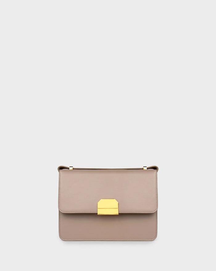 Alex In Taupe Leather straight view