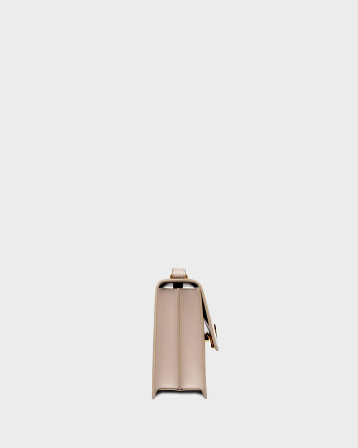 Alex In Taupe Leather side view