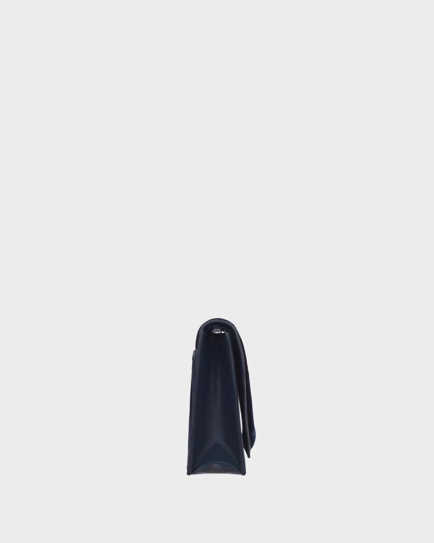 Alexa In Navy Quilted Velvet side view