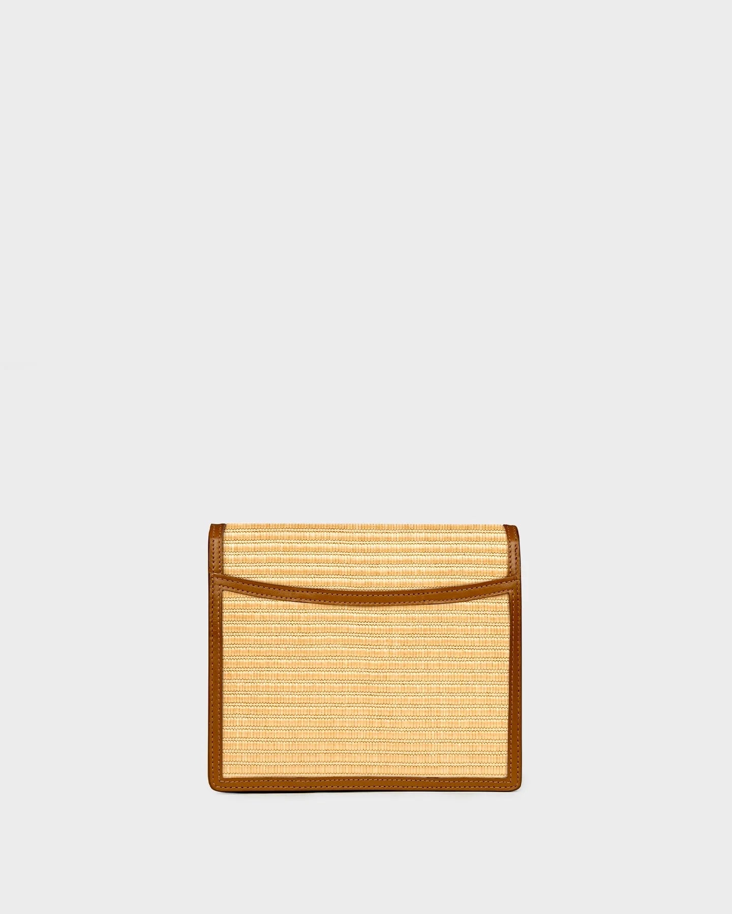 Alexa In Tan Raffia back view