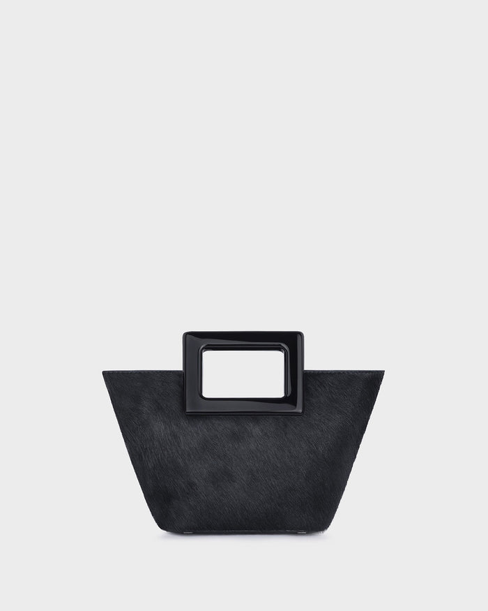Baby Riviera In Black Calf Hair straight view