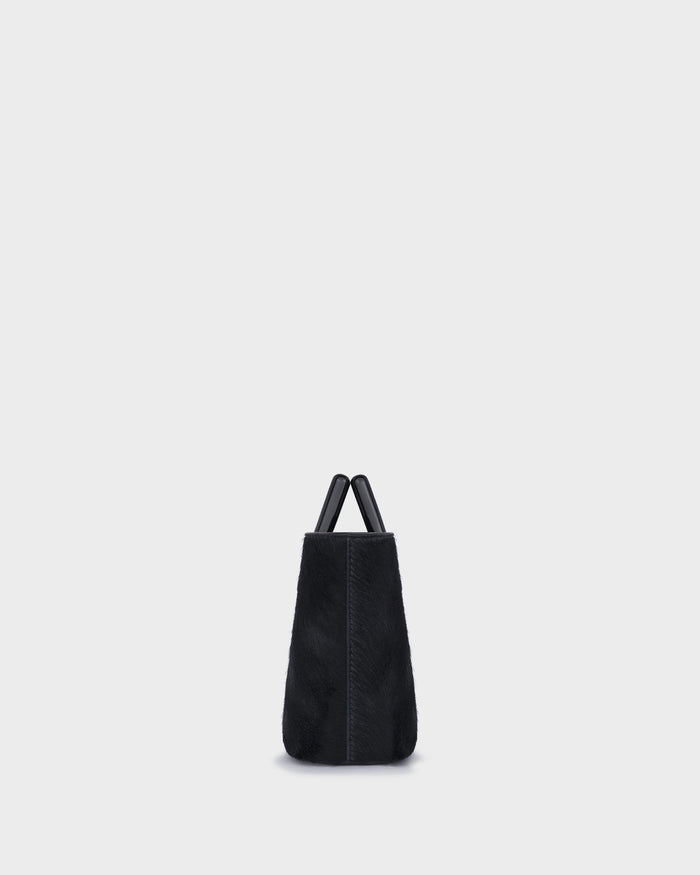 Baby Riviera In Black Calf Hair side view