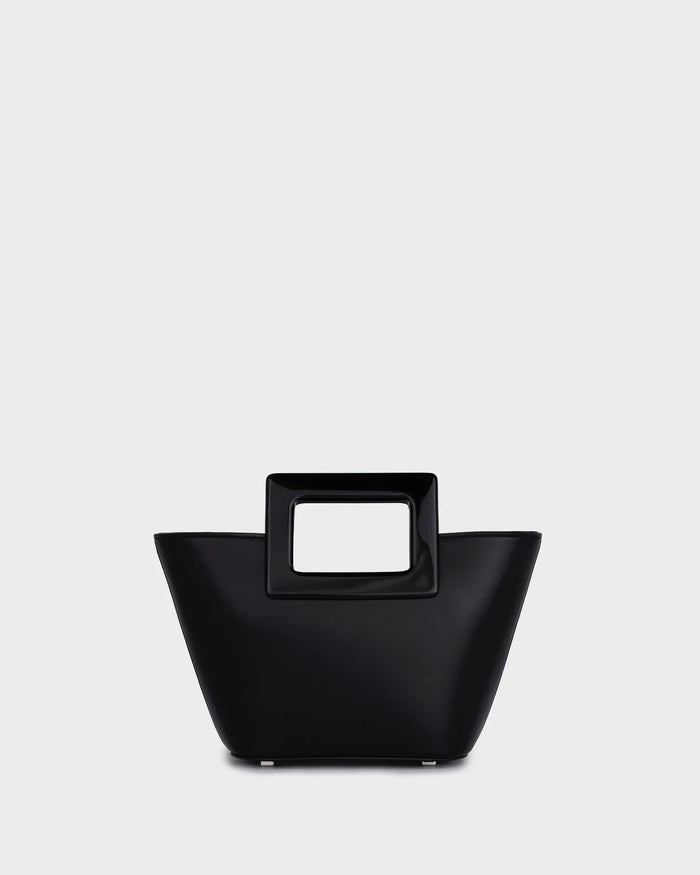 Baby Riviera In Black Leather straight view