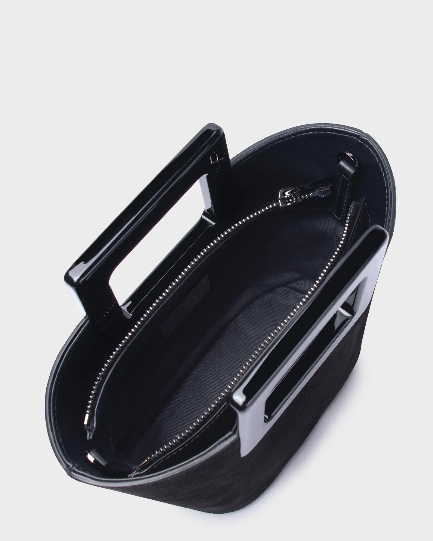Baby Riviera In Black Suede top view