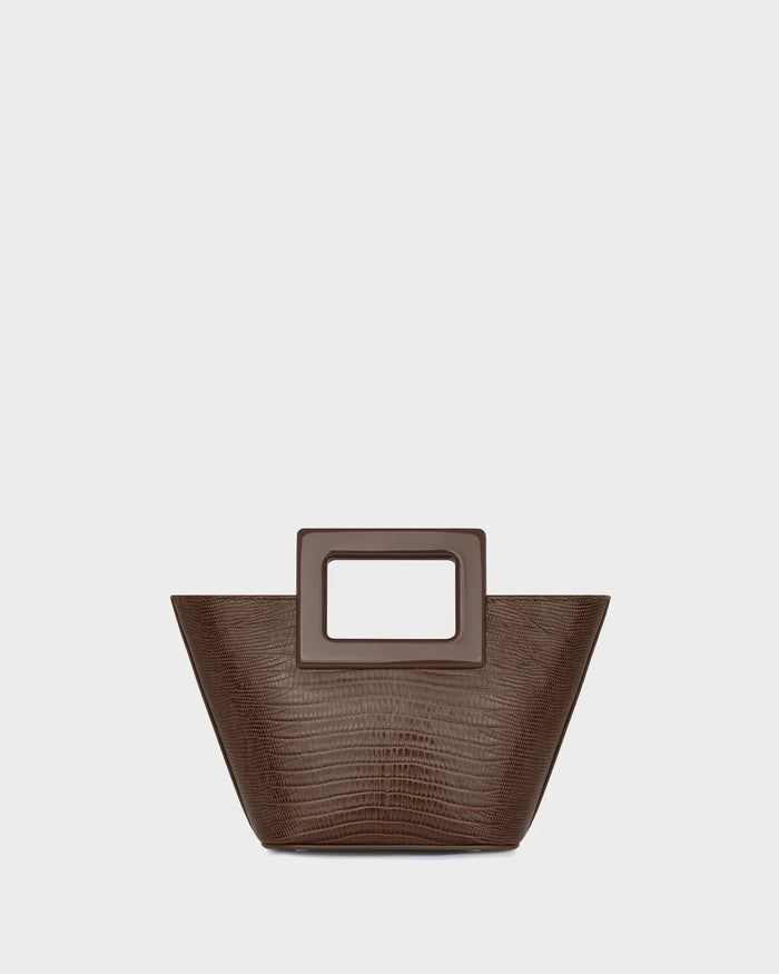 Baby Riviera In Brown Lizard-Effect straight view