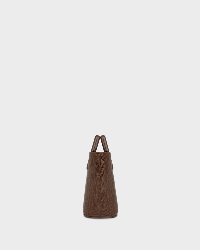 Baby Riviera In Brown Lizard-Effect side view