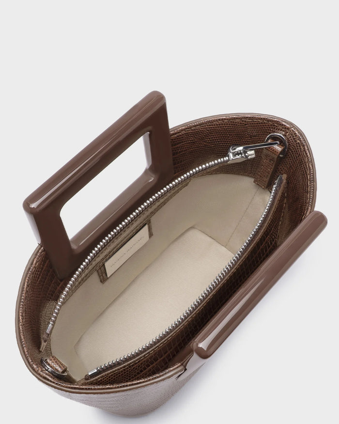 Baby Riviera In Brown Lizard-Effect top view