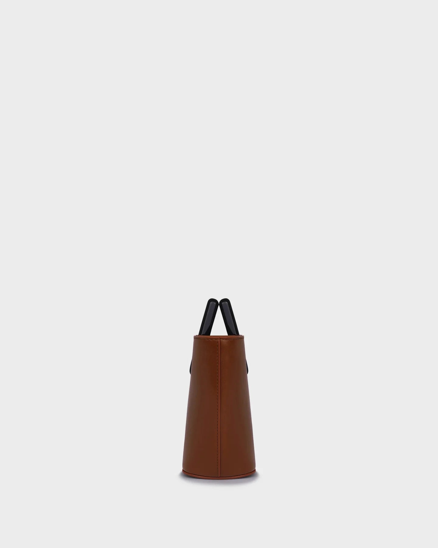 Baby Riviera In Caramel Leather side view
