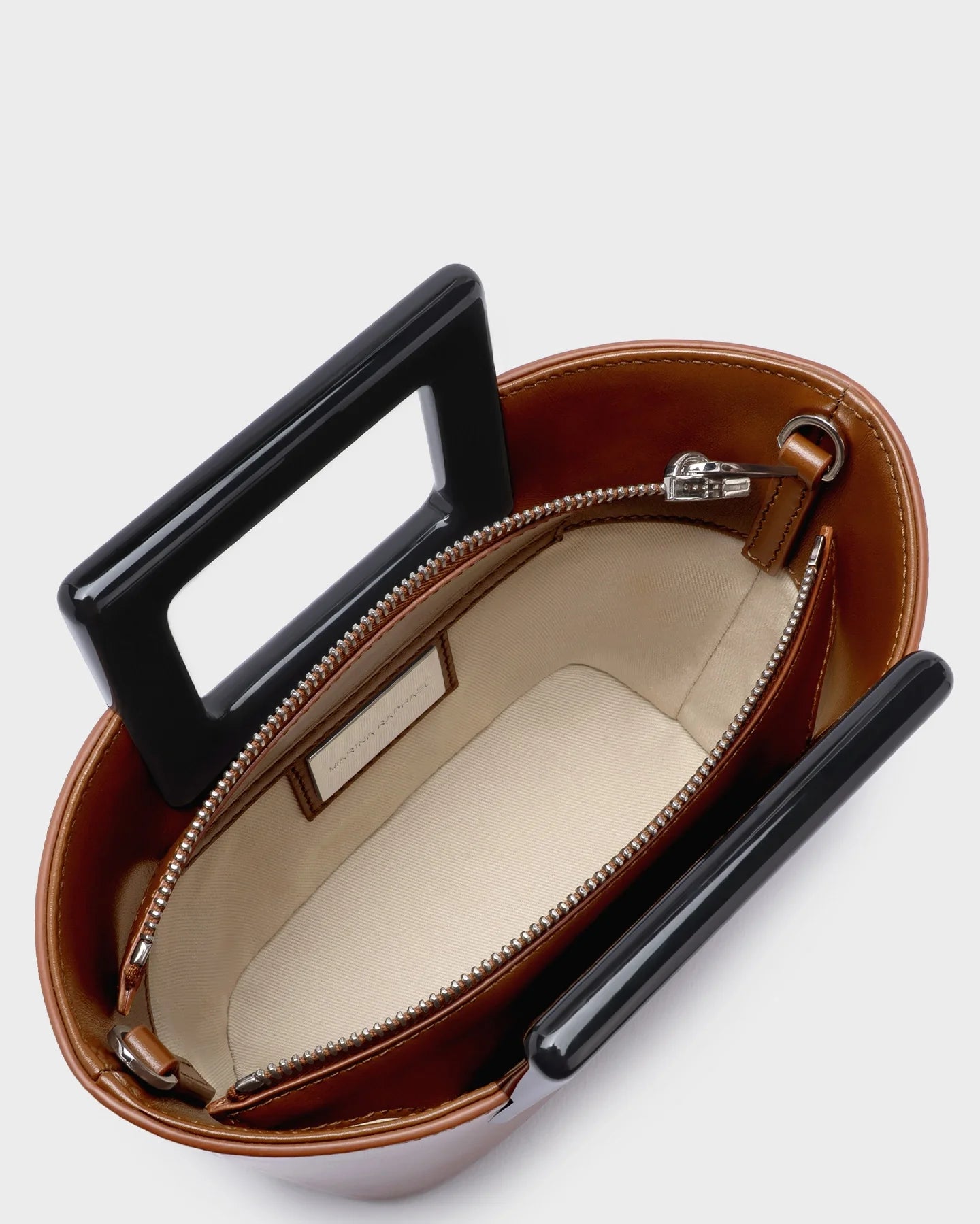 Baby Riviera In Caramel Leather top view