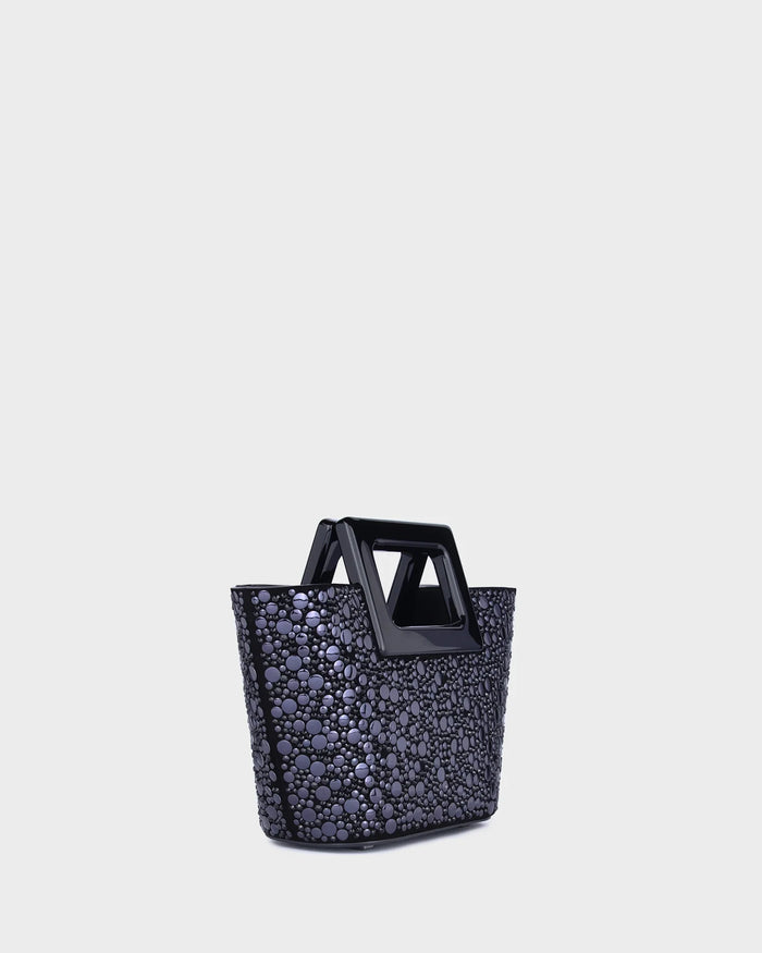 Baby Riviera In Gunmetal Studs three quarters view