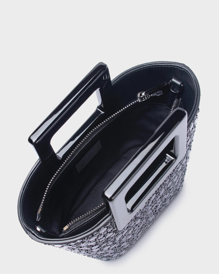 Baby Riviera In Gunmetal Studs top view
