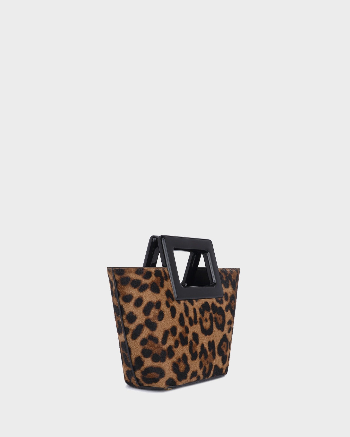 Baby Riviera In Leopard-effect Calf Hair three quarter view