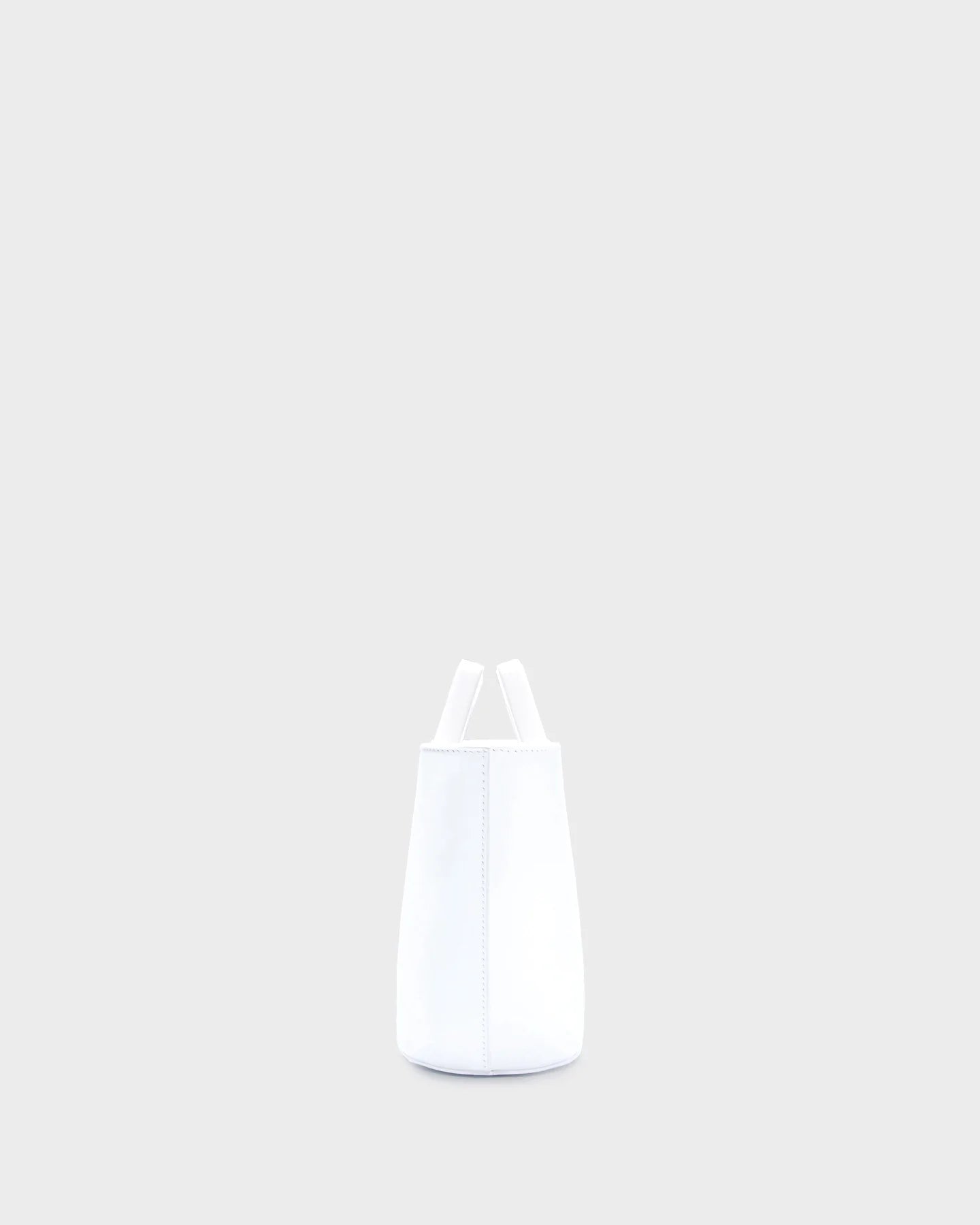 Baby Riviera In White Leather side view