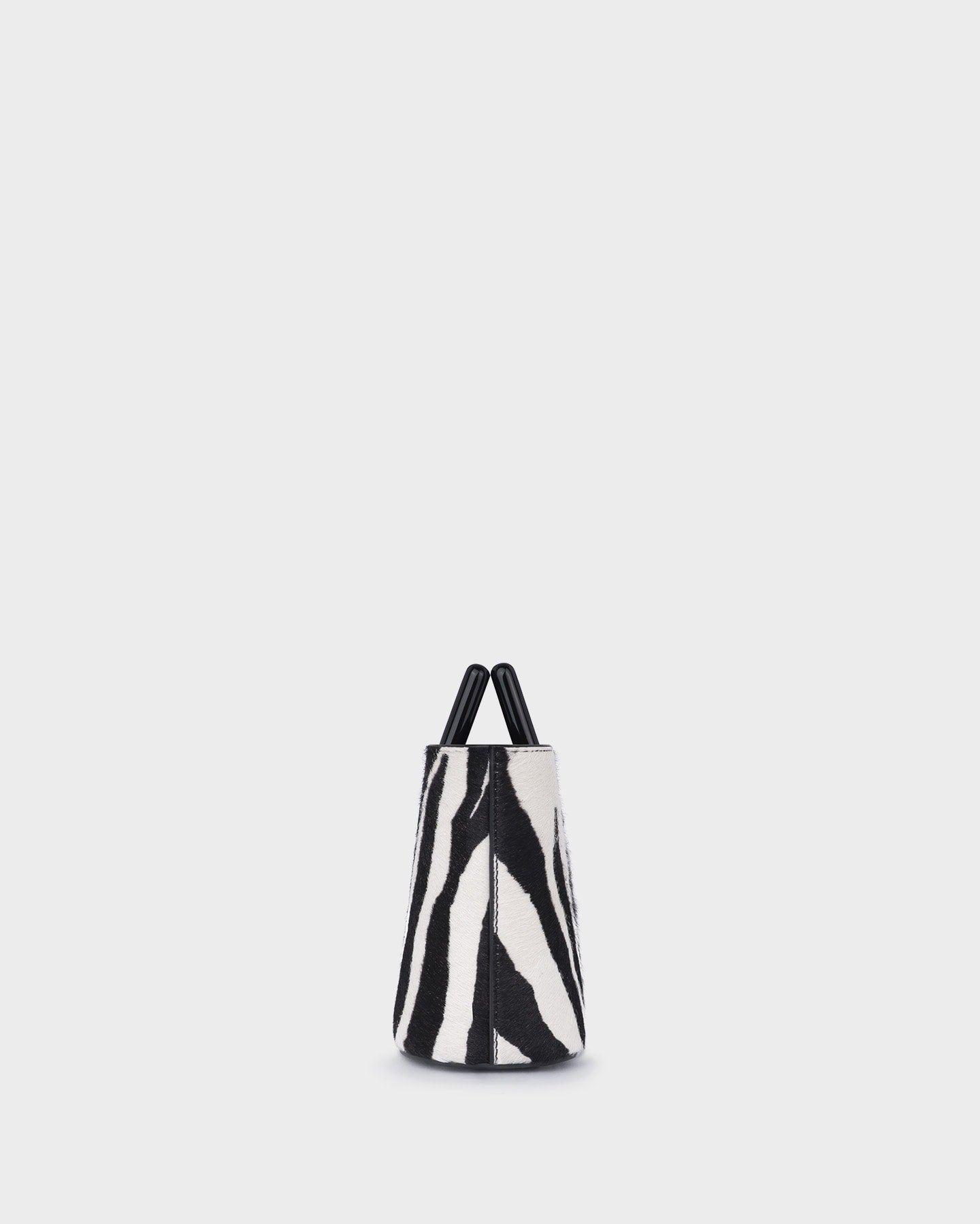 Baby Riviera In Zebra-effect Calf Hair side view