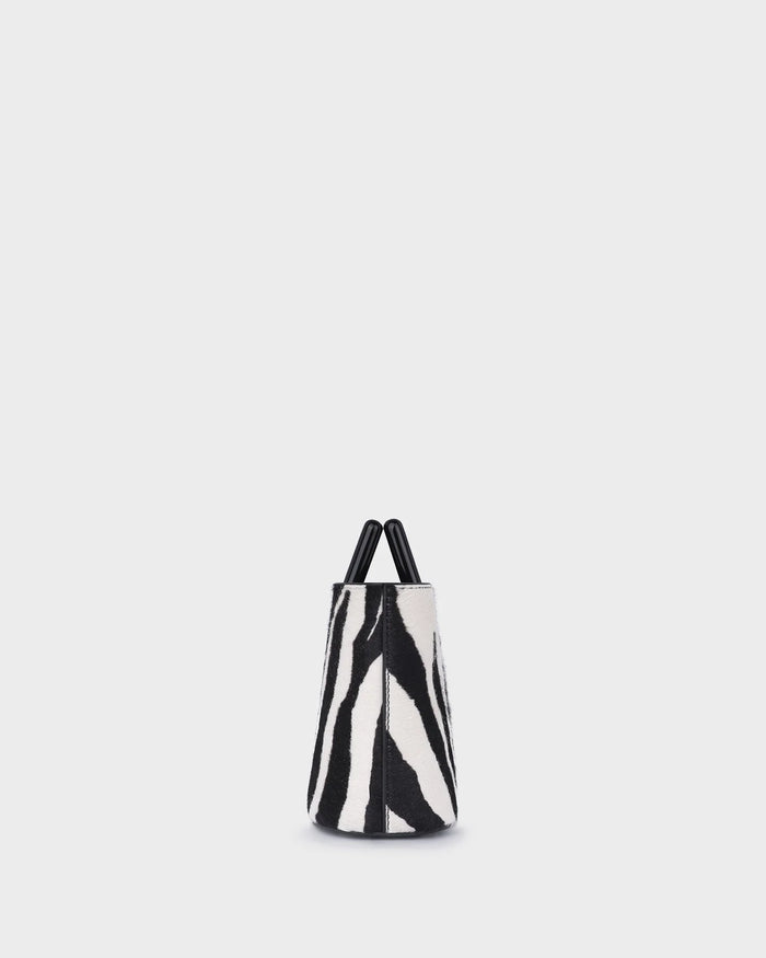 BABY RIVIERA IN ZEBRA-EFFECT CALF HAIR