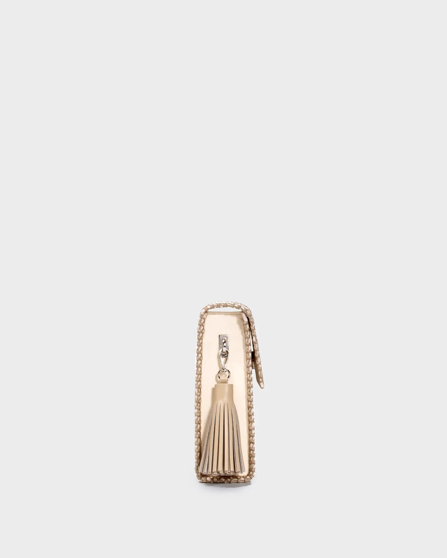 Cabana In Laced Cream Leather side view