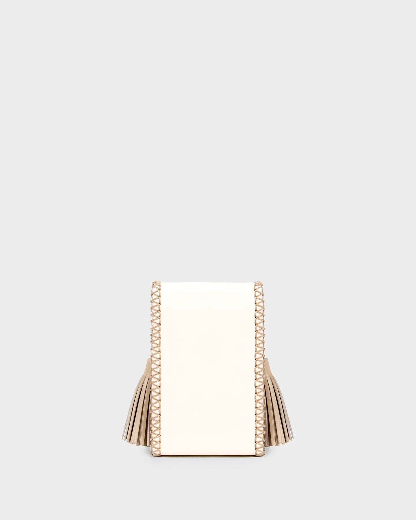 Cabana In Laced Cream Leather back view
