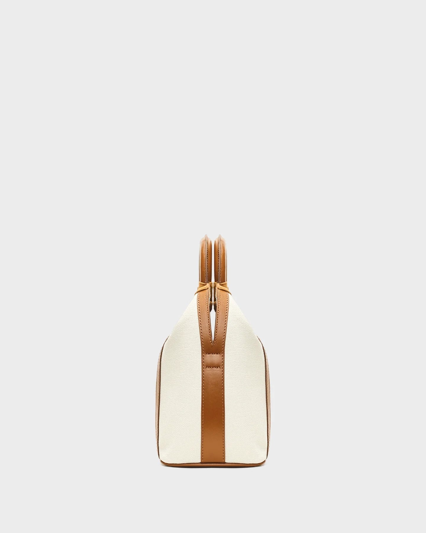 Camila In Caramel Embroidered Canvas side view