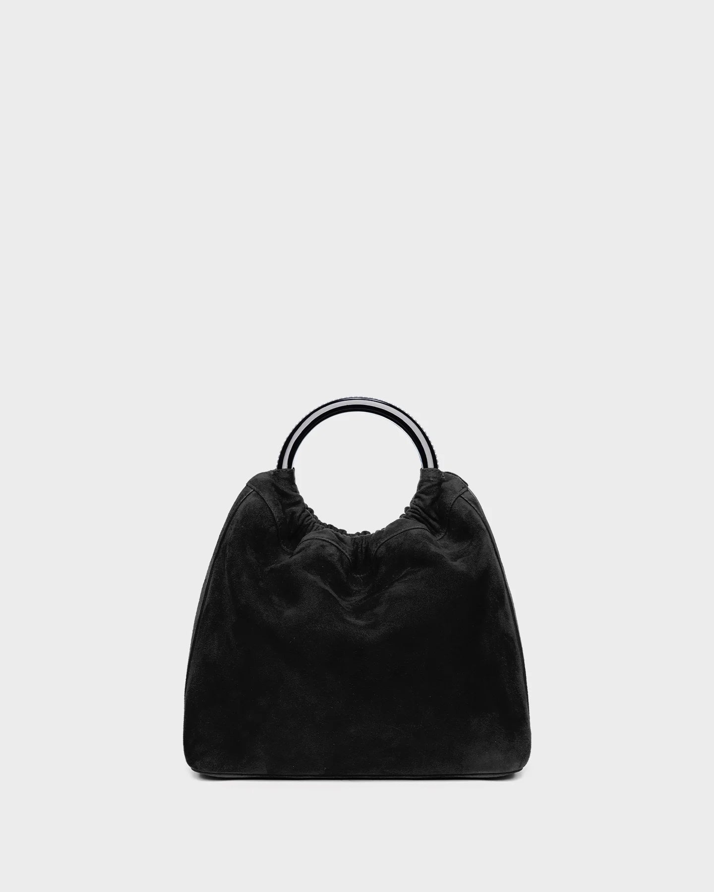Camila In Coal Suede straight view