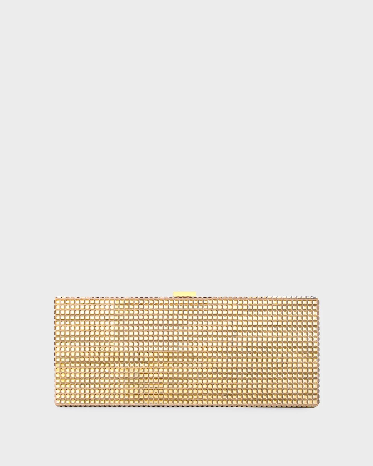 Cassie In Gold Crystal and Beige Suede straight view