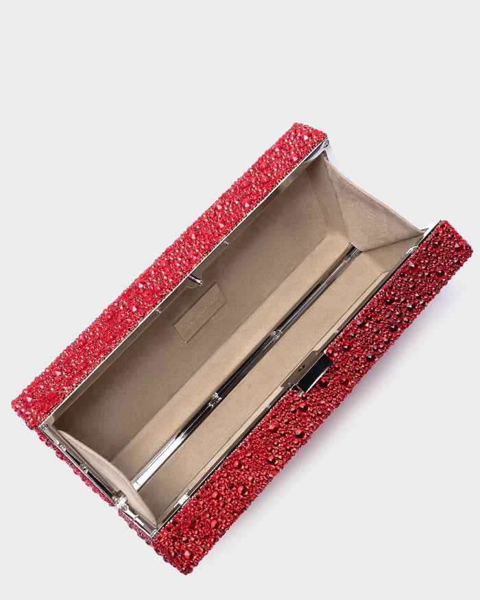 cassie red crystals top down