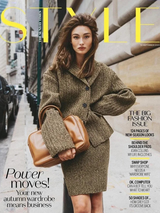 Cover of The Sunday Times Style magazine, September 2023 issue, luxury fashion feature