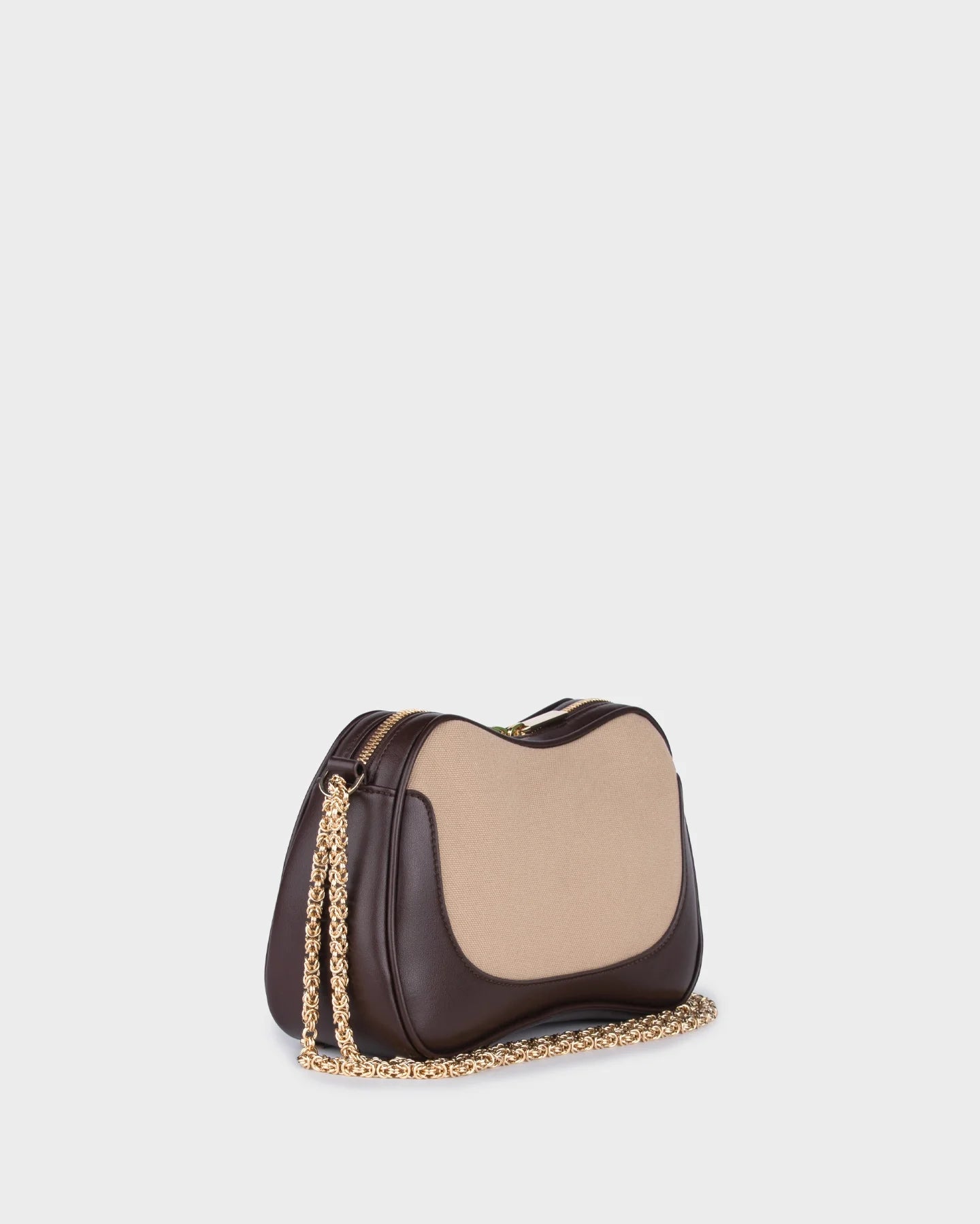 Doina In Brown And Beige three quarters view