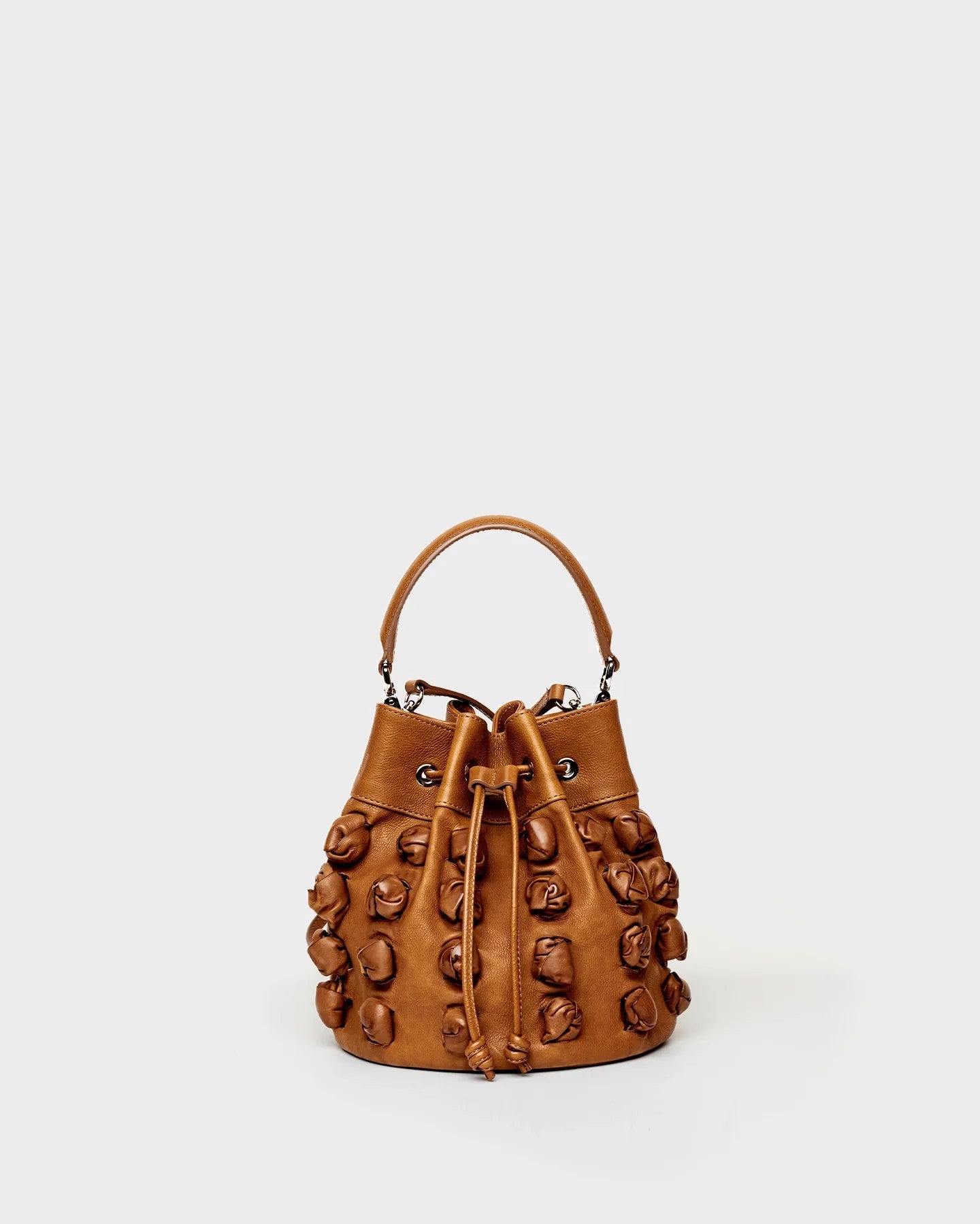 Estella In Caramel Knotted Leather straight view