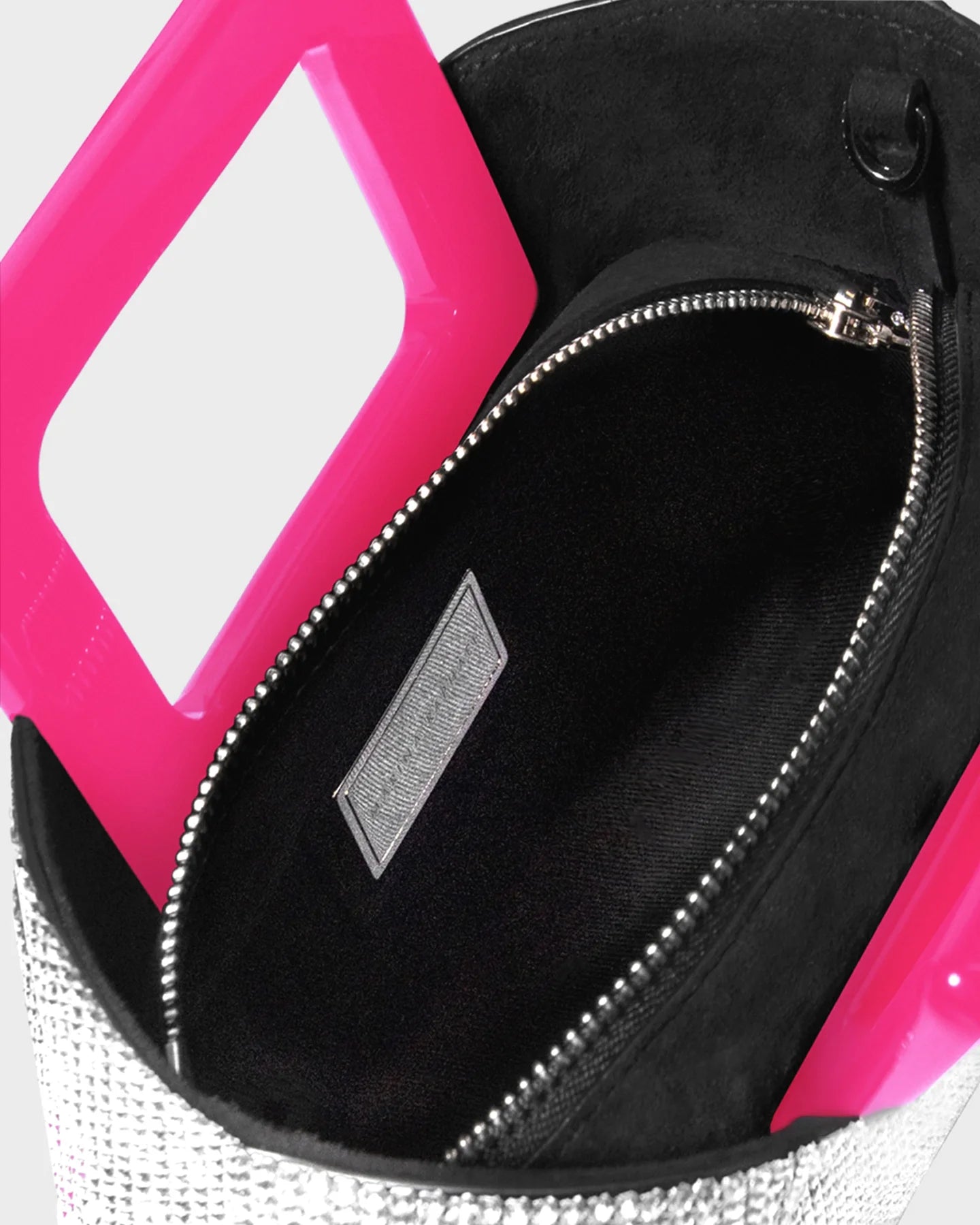 Evangelie In Crystal And Fluorescent Pink top view